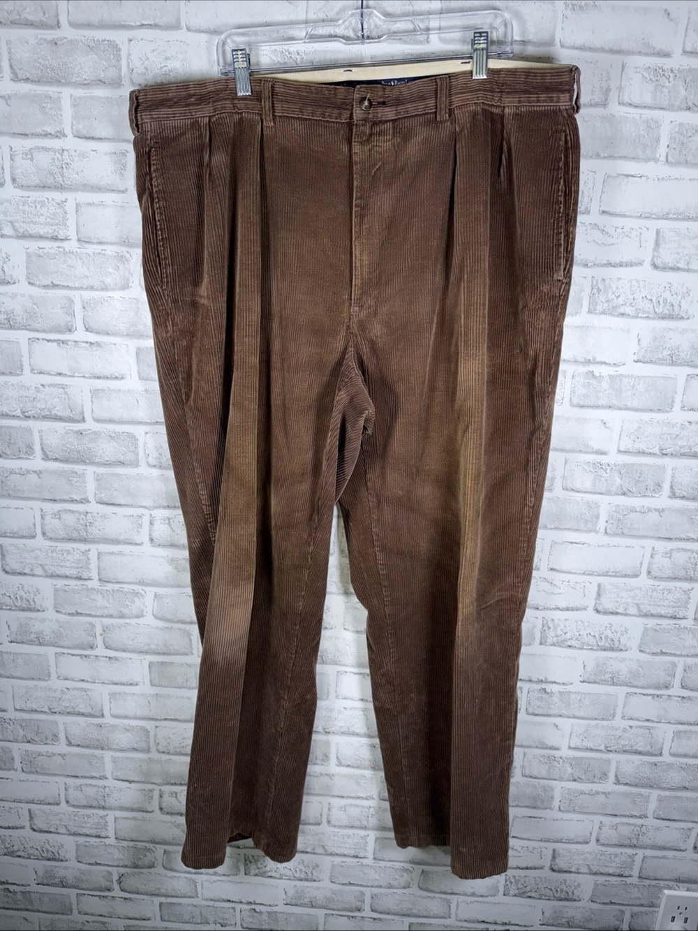 Polo Ralph Lauren Mens 42x34 Dark Brown Corduroy Pants